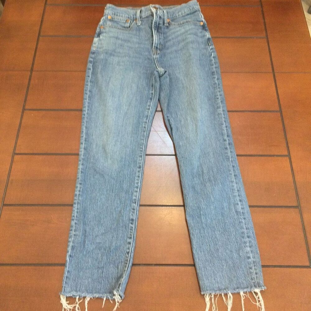 Madewell the perfect vintage Jean 26 raw hem
